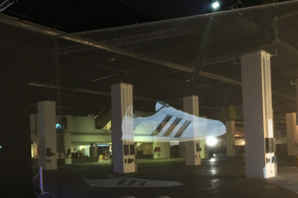 Hologram for a fashion brand event in Fira de Barcelona, June 2016.